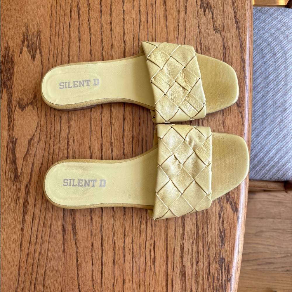 Women's Yellow Slide Sandals